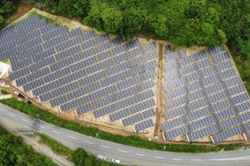 大分県豊後高田市太陽光発電所電気工事（低圧12区画）