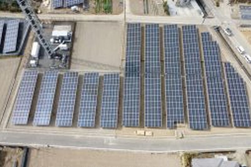 埼玉県鴻巣市郷地太陽光発電所電気工事2